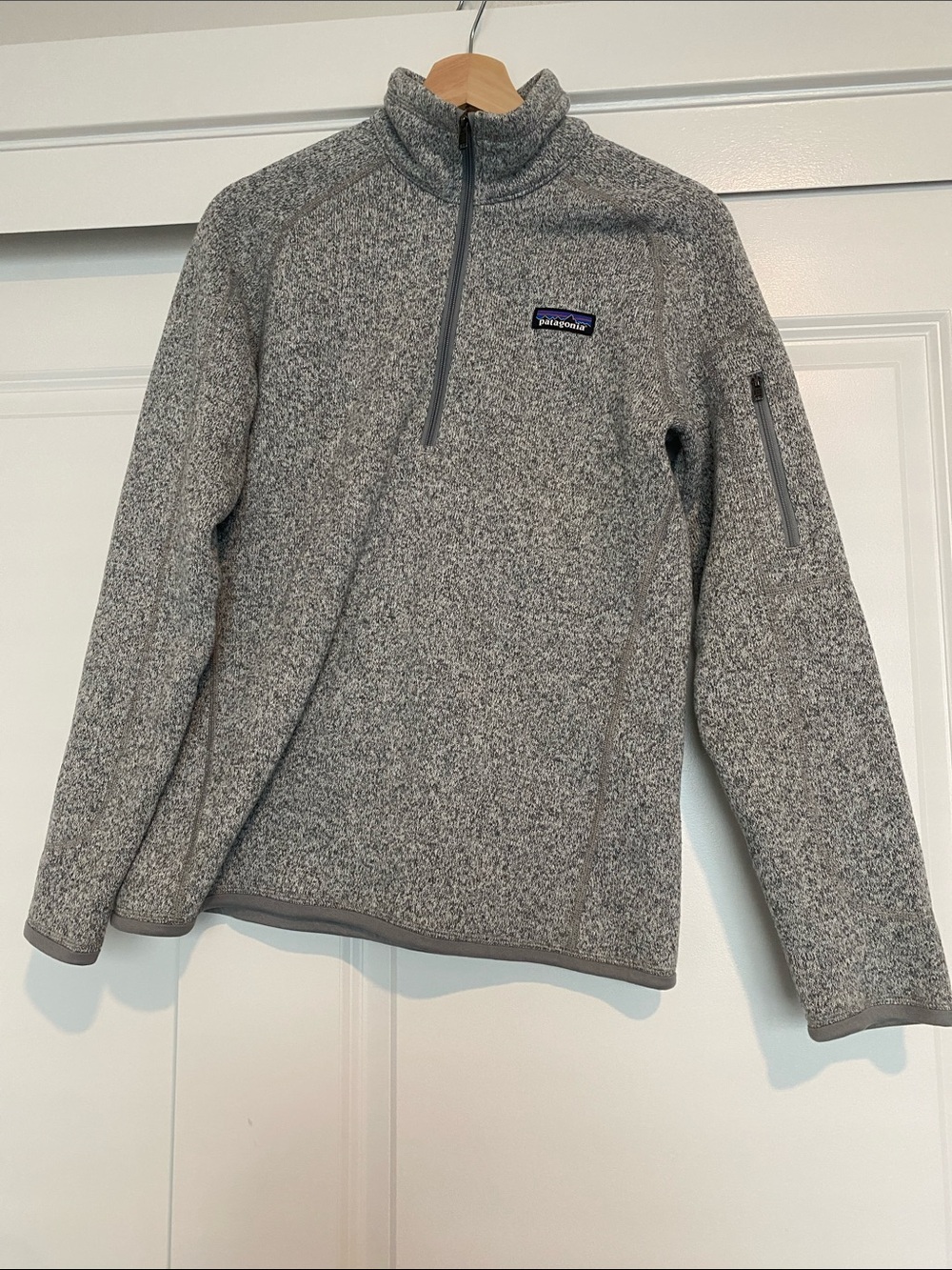 Patagonia Women’s Heather Gray Half-Zip Fleece Pullover
